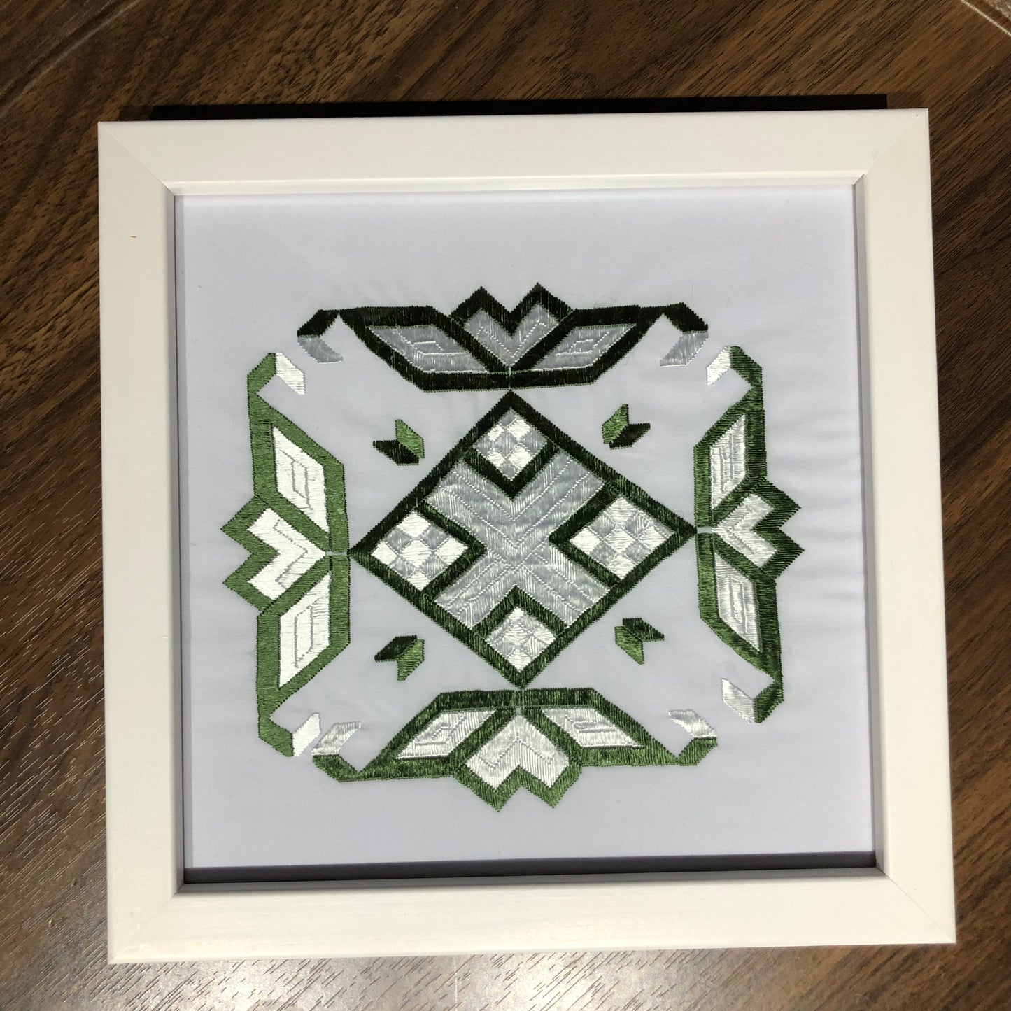 Framed Embroidered Artwork -9