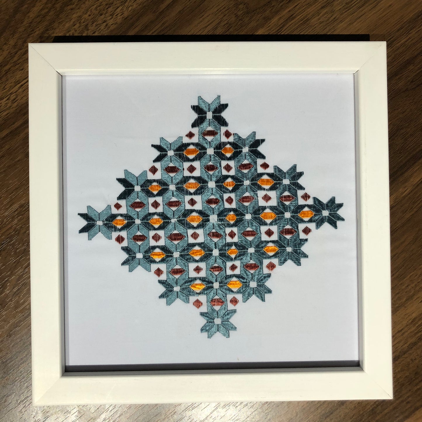 Framed Embroidered Artwork -7