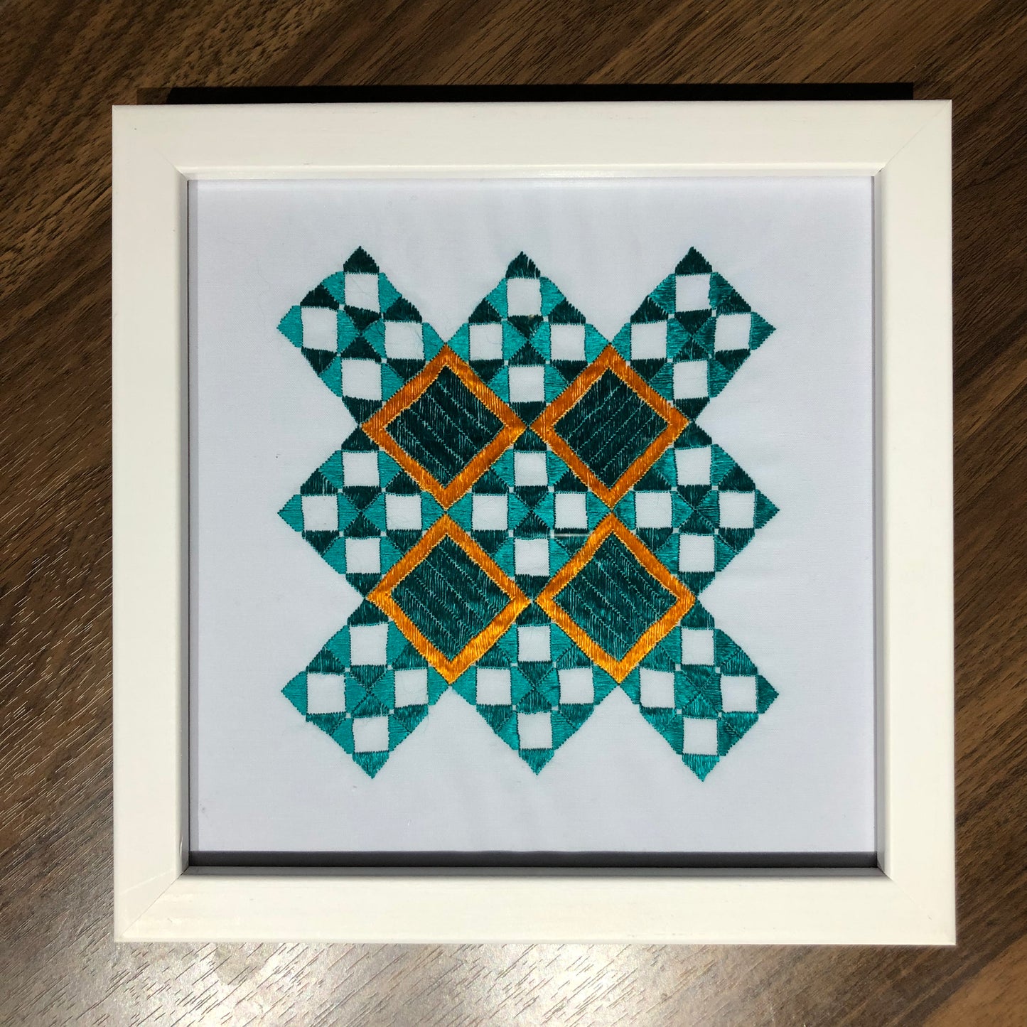 Framed Embroidered Artwork -5