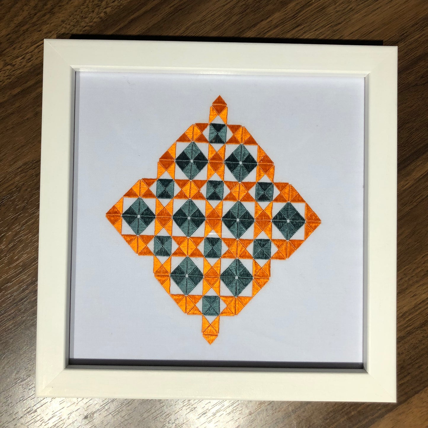 Framed Embroidered Artwork -4