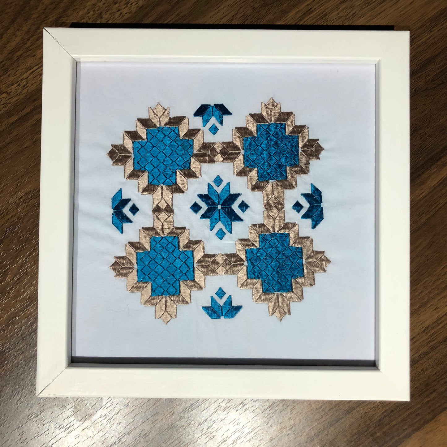 Framed Embroidered Artwork -1