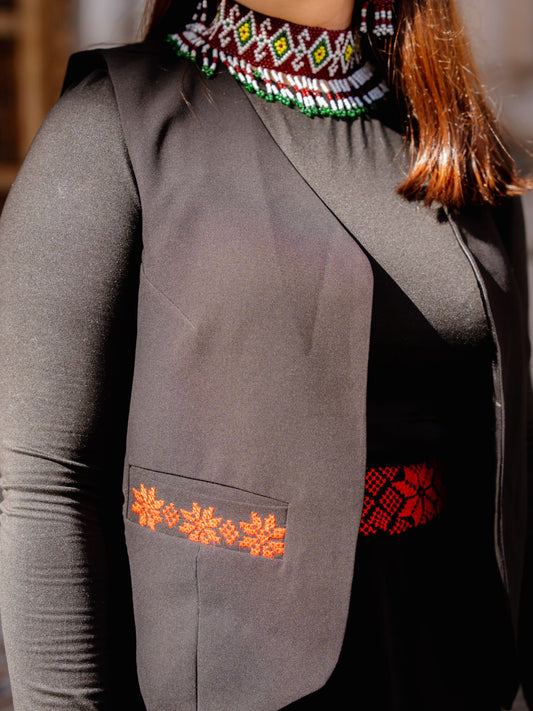 Hoori Handmade Embroidered Vest
