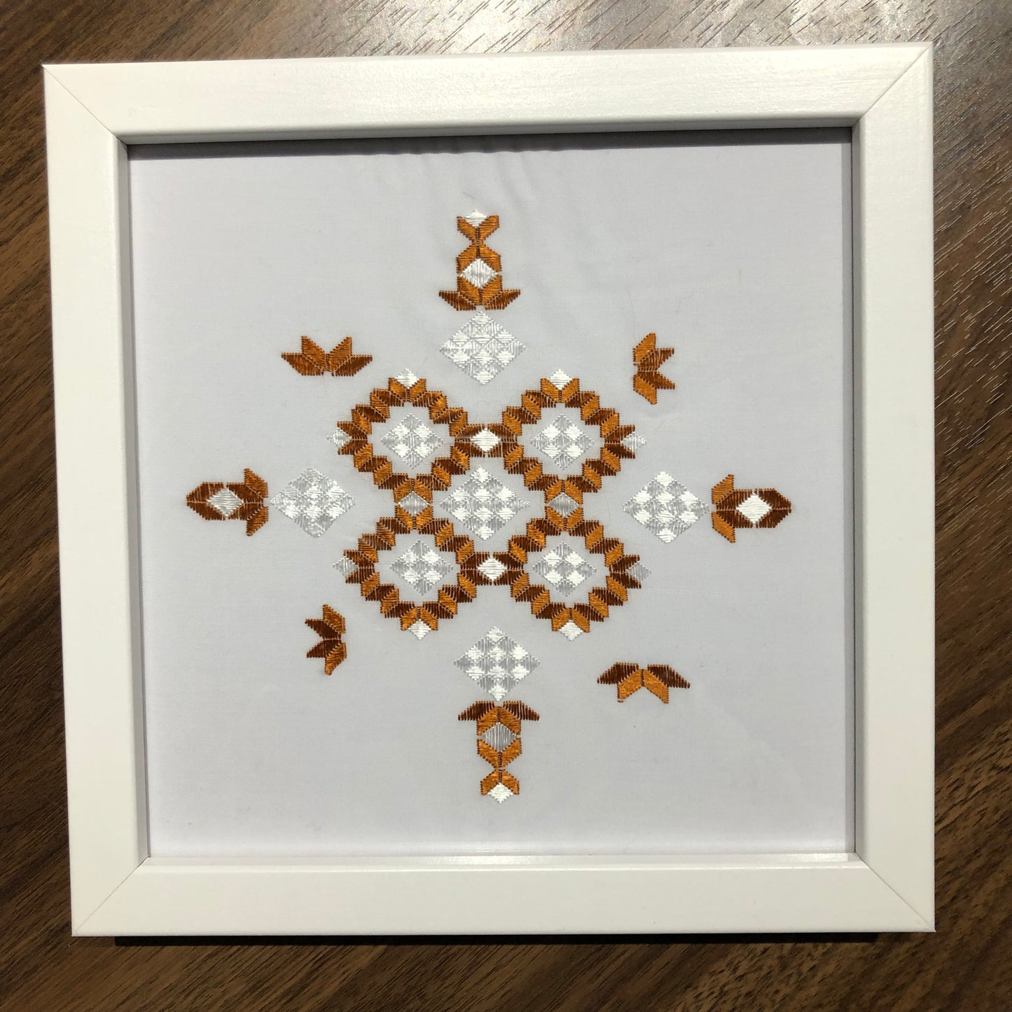 Framed Embroidered Artwork -12