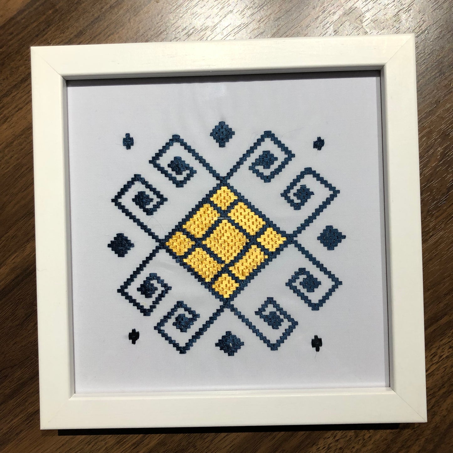 Framed Embroidered Artwork -11