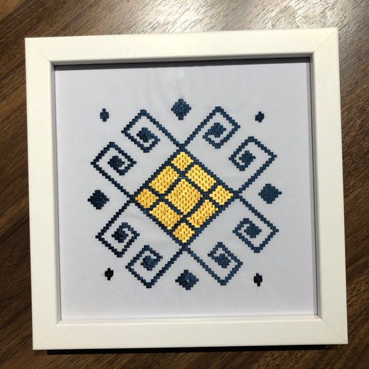 Framed Embroidered Artwork -11