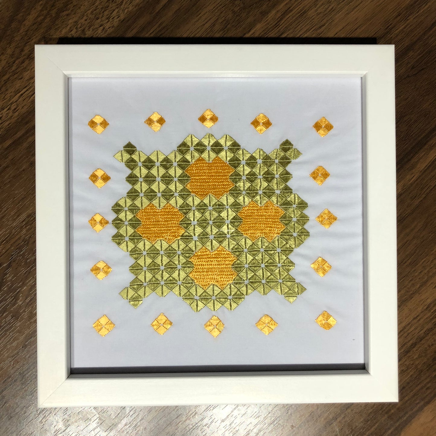 Framed Embroidered Artwork -8