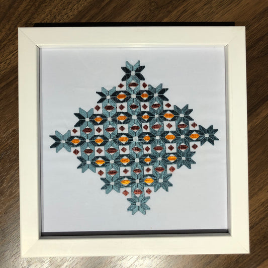 Framed Embroidered Artwork -7