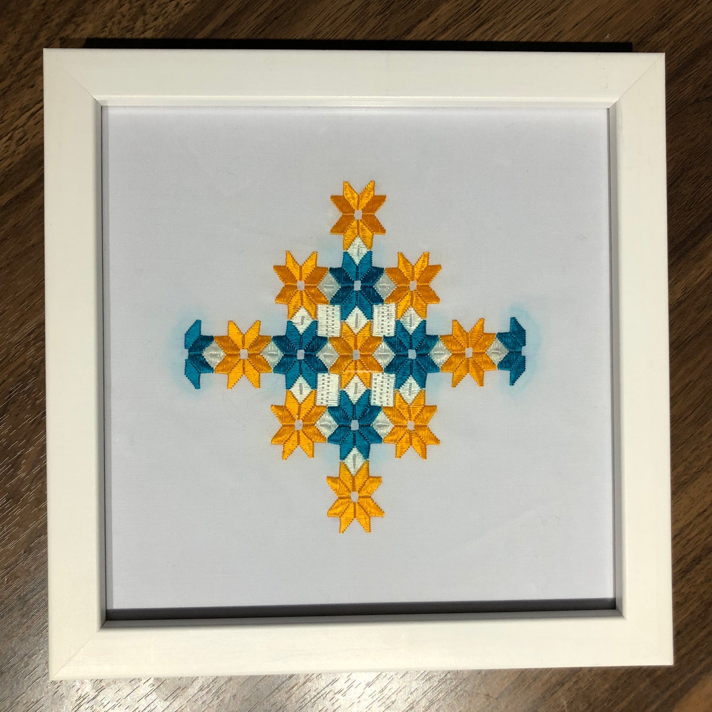 Framed Embroidered Artwork -6