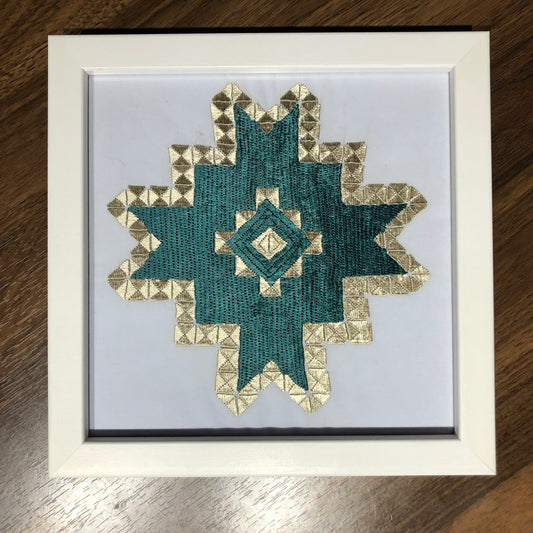 Framed Embroidered Artwork -3