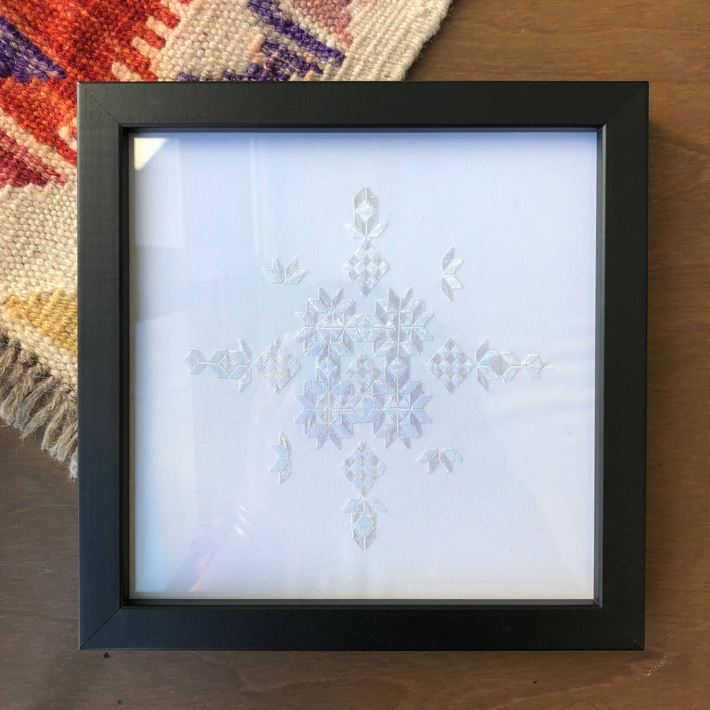 Framed Afghan Embroidery Artwork -20