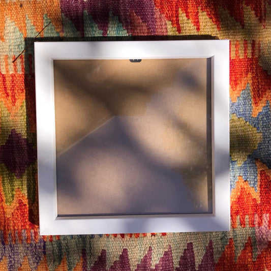 Corban & Blair 30x30cm white frame