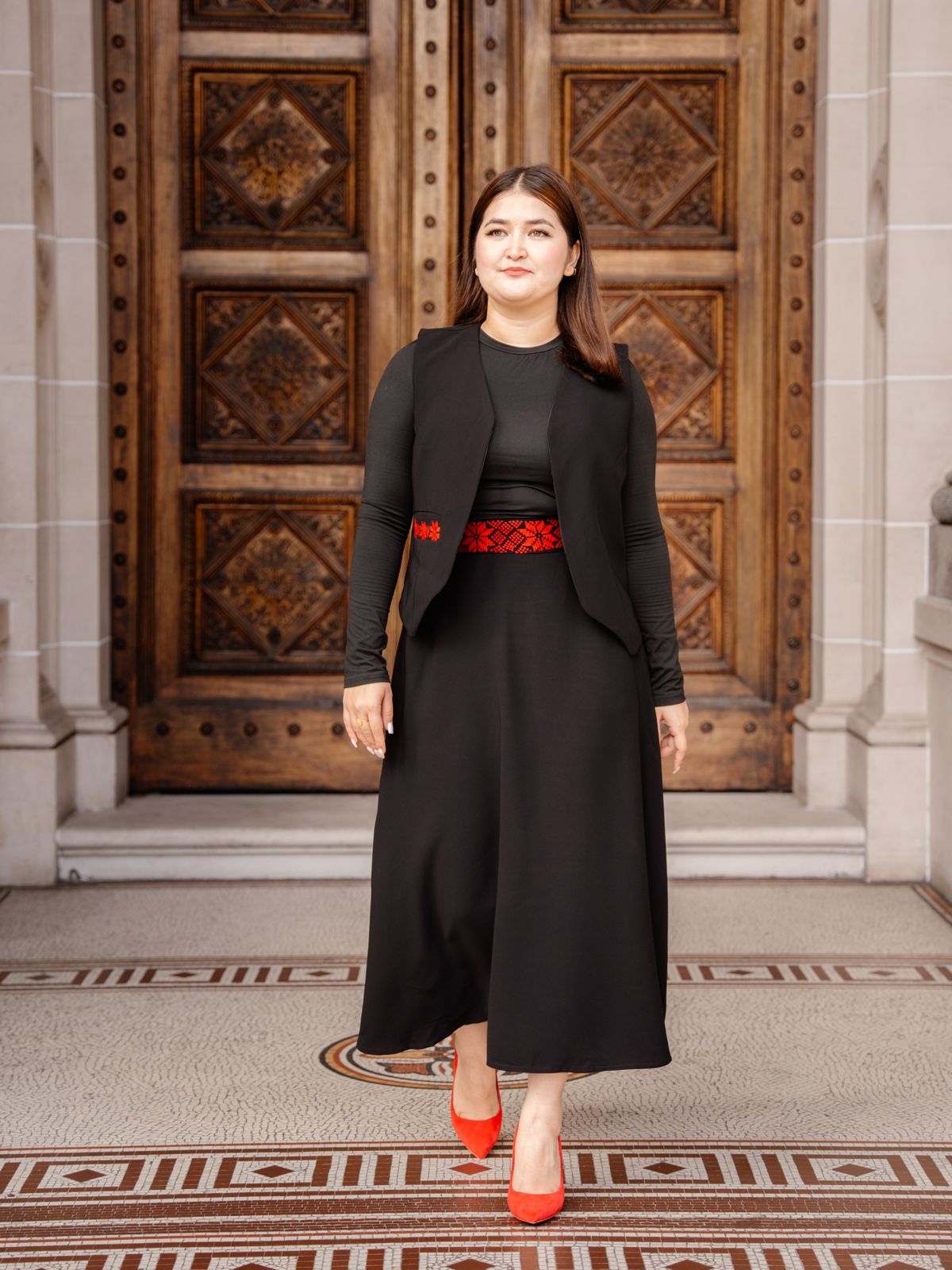 Hoori Handmade Embroidered Skirt